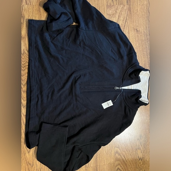 Aerie offline cropped crop pullover sweater zip medium soft comfy lounge relaxed - Picture 2 of 7